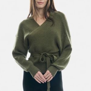 Womens wrap sweater
